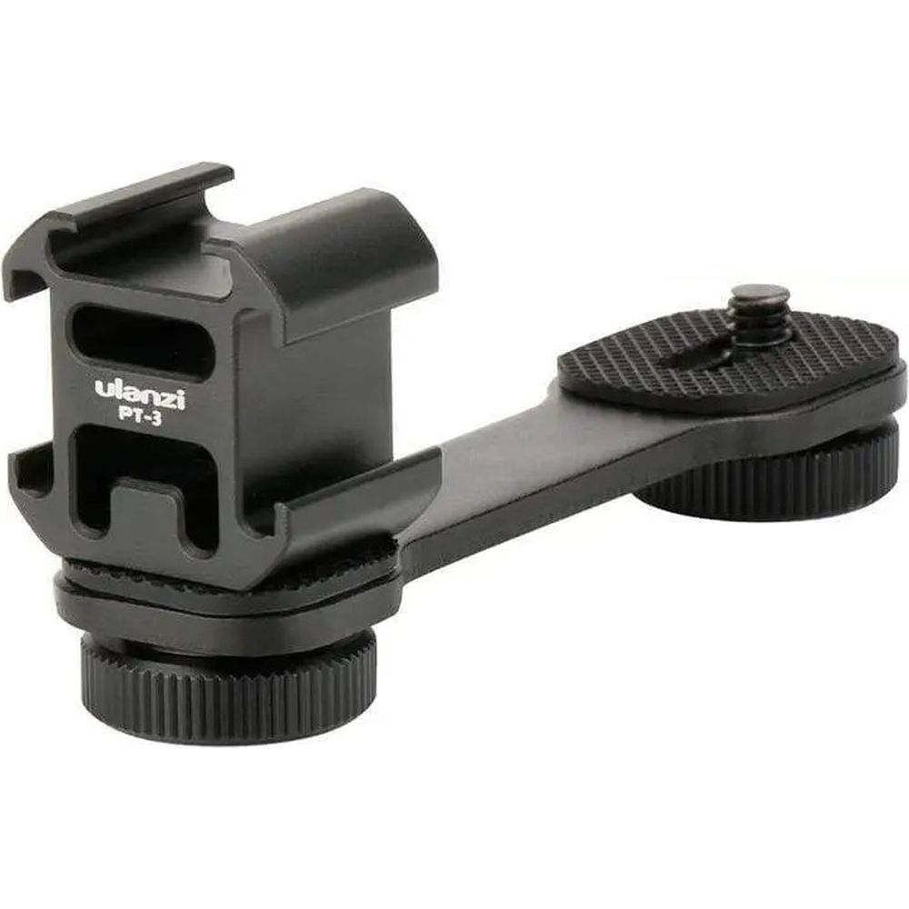 Ulanzi PT-3 Triple Cold Shoe Mount mit Verlängerungsstück