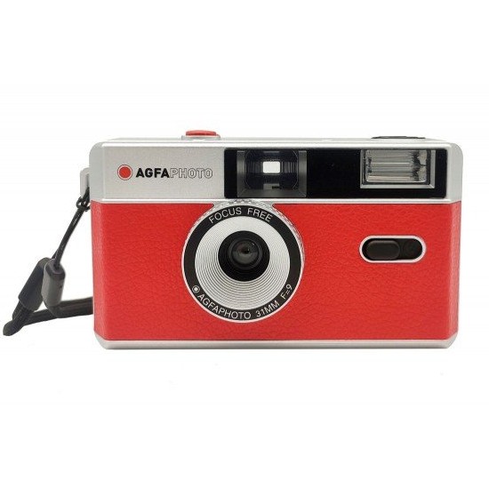 AgfaPhoto Reusable Photo Camera 35 mm Rot