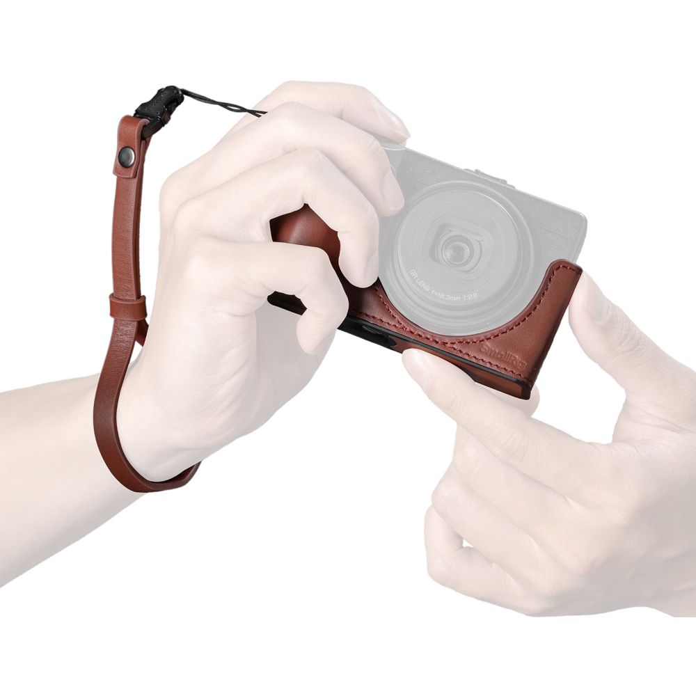 SmallRig 5678 Lederetui-Set für RICOH GR IV / GR III / GR IIIx / GR III HDF / GR IIIx HDF, Rot