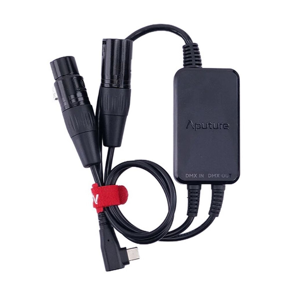 Aputure Active USB-C auf 5-Pin DMX In & Out Adapter