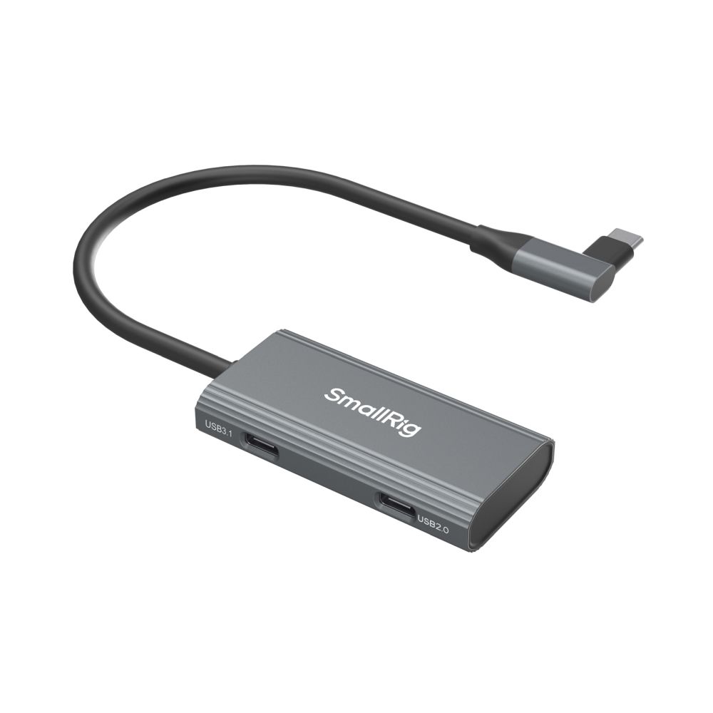 SmallRig 4-in-1 USB-C Hub PD 100W / USB-C 3.1 / USB-C 2.0 mit Audio Adapter x 2 4598