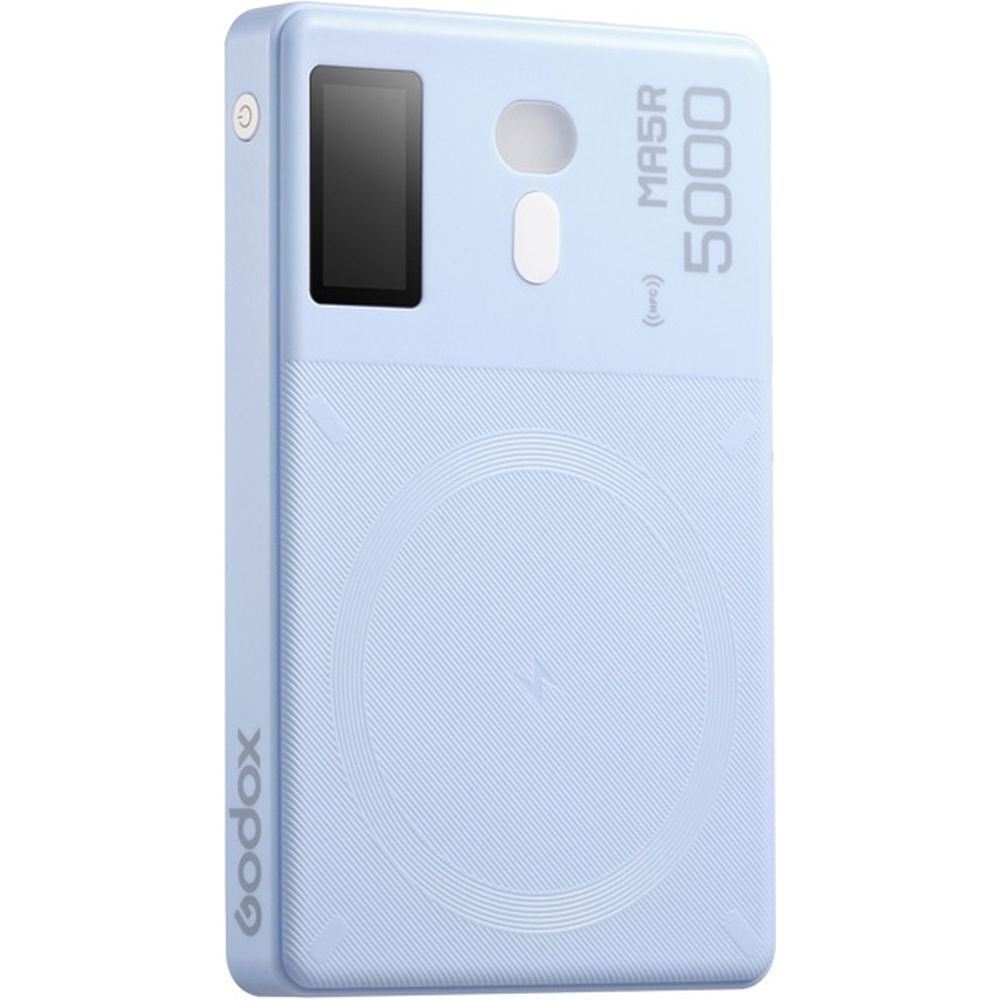 Godox MA5R Mobile Power Bank & RGB LED Licht blau