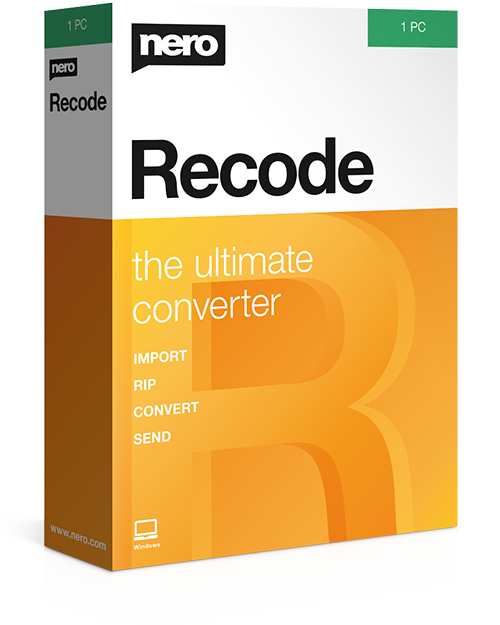 Nero Recode, *Digitale Lizenz*