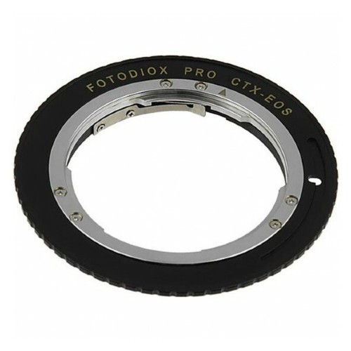 Fotodiox Pro Lens Mount Adapter Contax/Yashica (CY) SLR-Objektiv auf Canon EOS (EF, EF-S) Mount (mit Fokusbestätigungs-Chip der Generation v10) (CY-EOS-Pro-FC10)