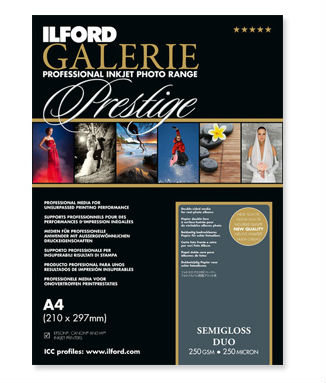 Ilford GALERIE Prestige Semi Gloss Duo A4 100 vel