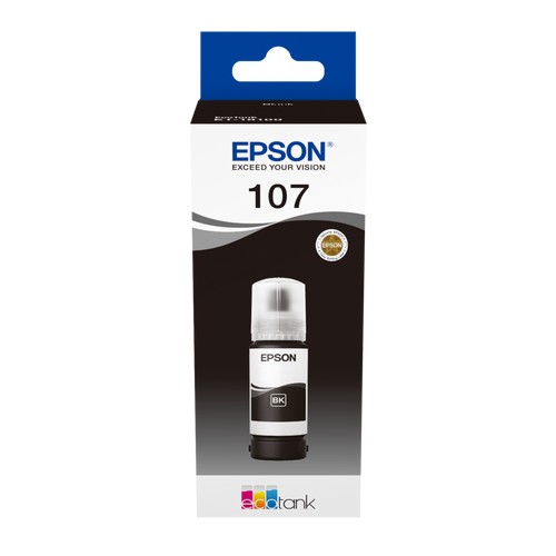 EPSON 107 EcoTank Schwarz Tintenflasche
