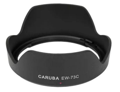 Caruba EW-73C Sonnenblende Schwarz für das Canon EF-S 10–18 mm ƒ/4,5–5,6 IS STM