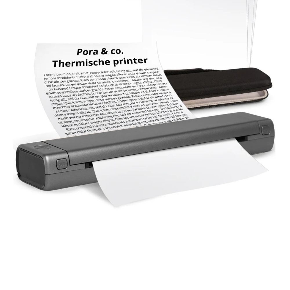 Pora&co Thermodrucker A4, grau