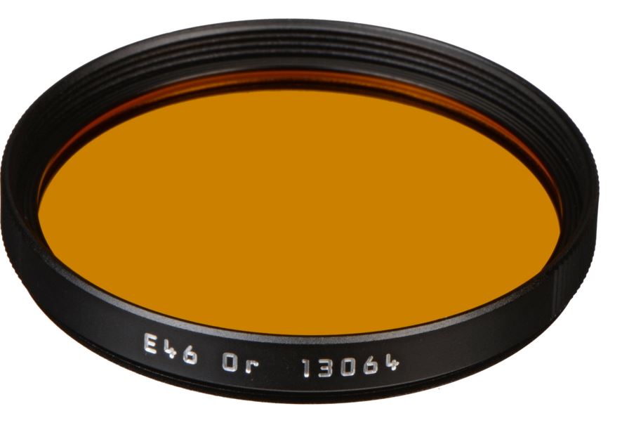 Leica 13064 Filter Orange E 46 schwarz