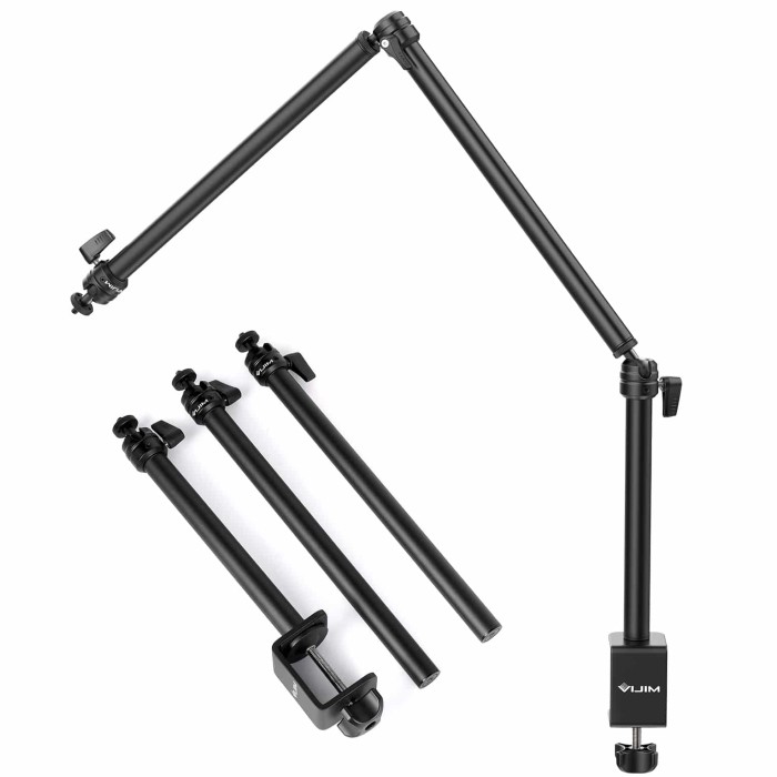VIJIM LS08 statief met tafelklem en arm (3 delen)