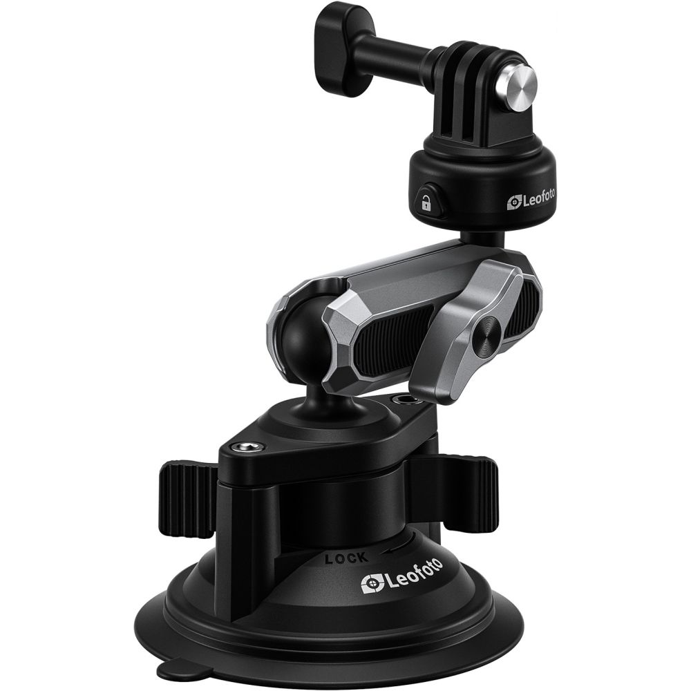 Leofoto LAC-04 Action-Kamera Saugnapfhalterung