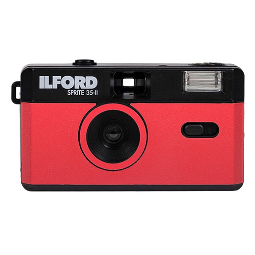 Ilford Sprite 35-II, Kamera, Rot und Schwarz