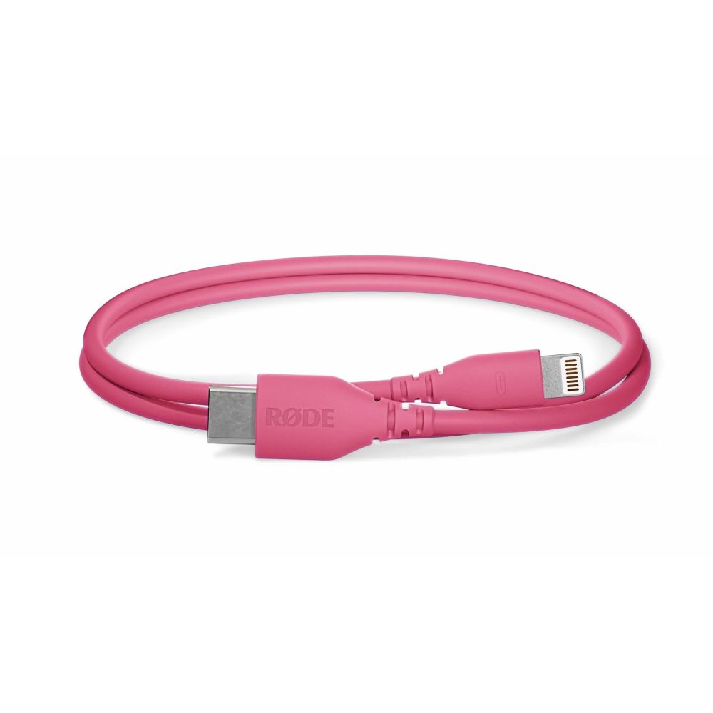 RODE SC21 30cm USB-C zu Lightning Kabel, rosa
