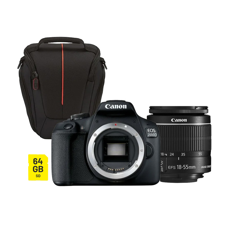 Canon EOS 2000D + 18-55mm DC III STARTER KIT