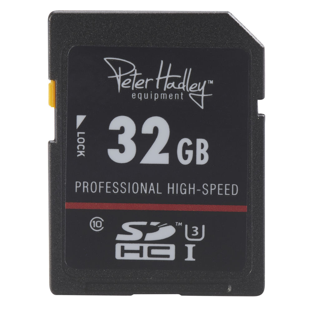 Peter Hadley 32GB SDHC Professional High Speed Class 10 UHS-1