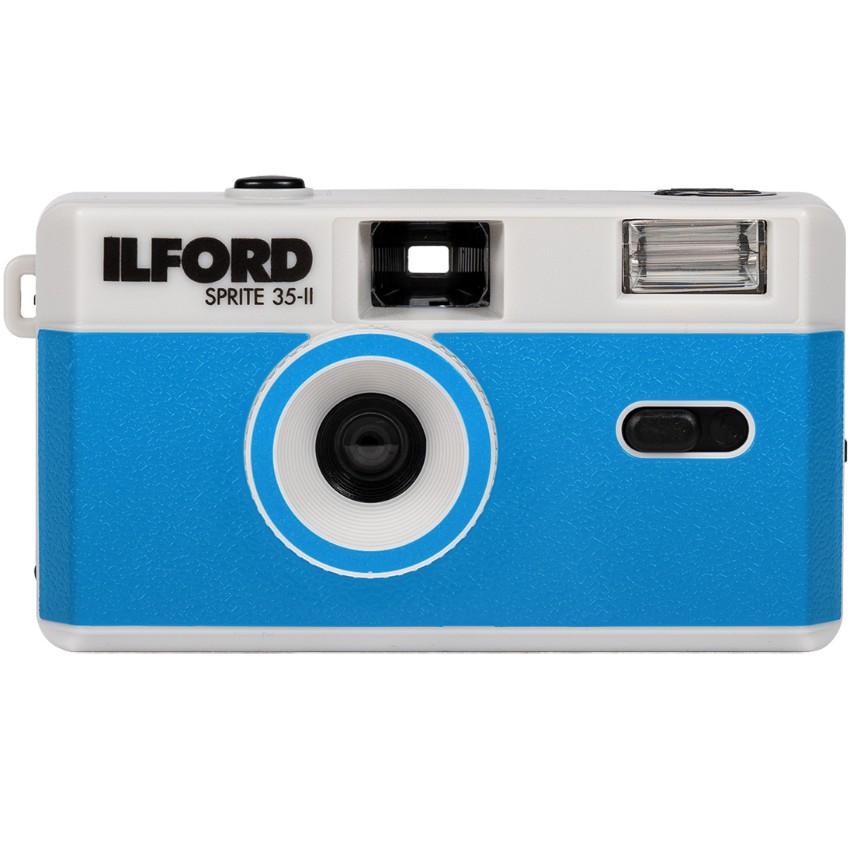 ILFORD Kamera Sprite 35-II Silber & Blau