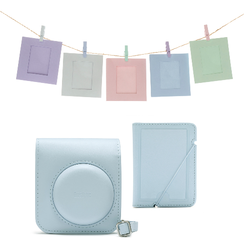 Fujifilm INSTAX mini 12 Accessory Kit - Pastellblau