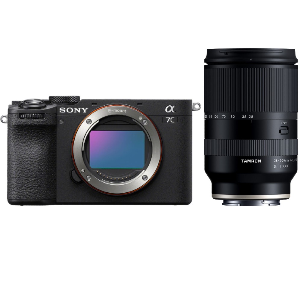 Sony Alpha 7C II Schwarz + Tamron 28-200mm F/2.8-5.6 Di III RXD