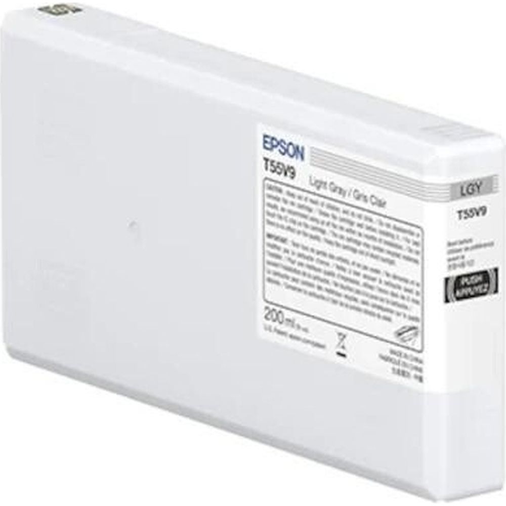 Epson 1LB T55W9 Hellgraue Tintenpatrone 200 ml