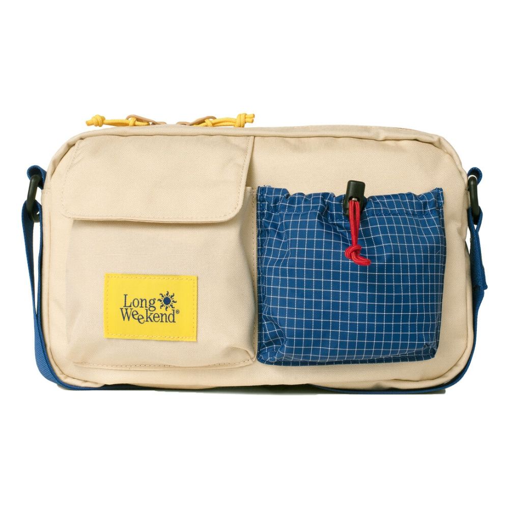 Moment Long Weekend Santa Fe Schultertasche, Creme Multi