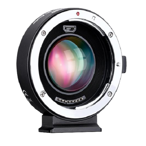 Commlite CM-AEF-MFT BOOSTER Electronic Aperture Control AF Lens Mount Adapter EF Lens – M4/3 Kamera mit Aputure Booster