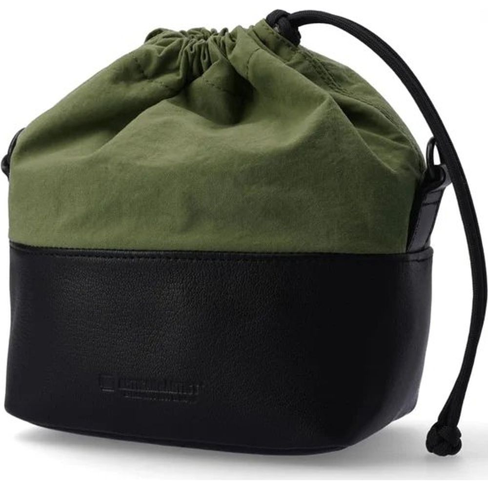 Artisan & Artist ACAM CP210 Kameratasche Leder/Stoff Schwarz-Khaki