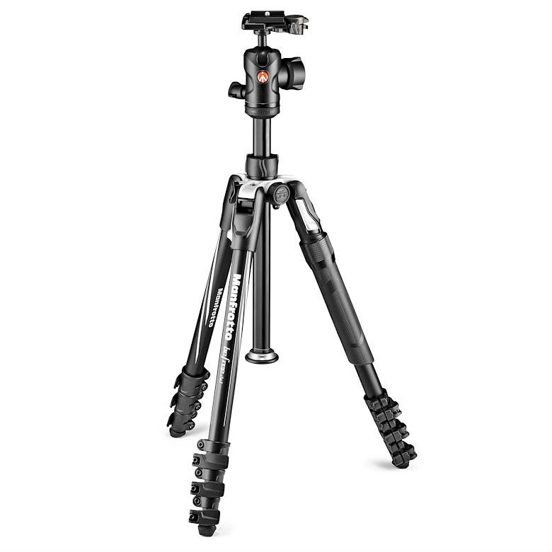 Manfrotto Befree 2N1 Aluminium-Hebelschloss-Kit mit 494 Kugelkopf