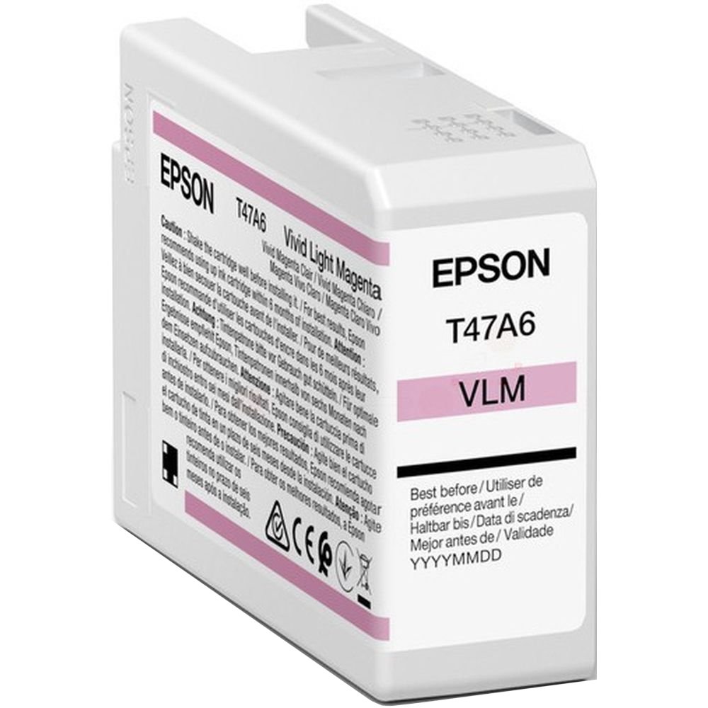 Epson Einzelpackung Vivid Light Magenta T47A6 UltraChrome Pro 10 Tinte 50ml V2