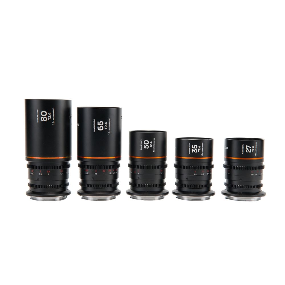Laowa Nanomorph S35 Bundle (27,35,50,65,80mm) (Amber) Canon RF
