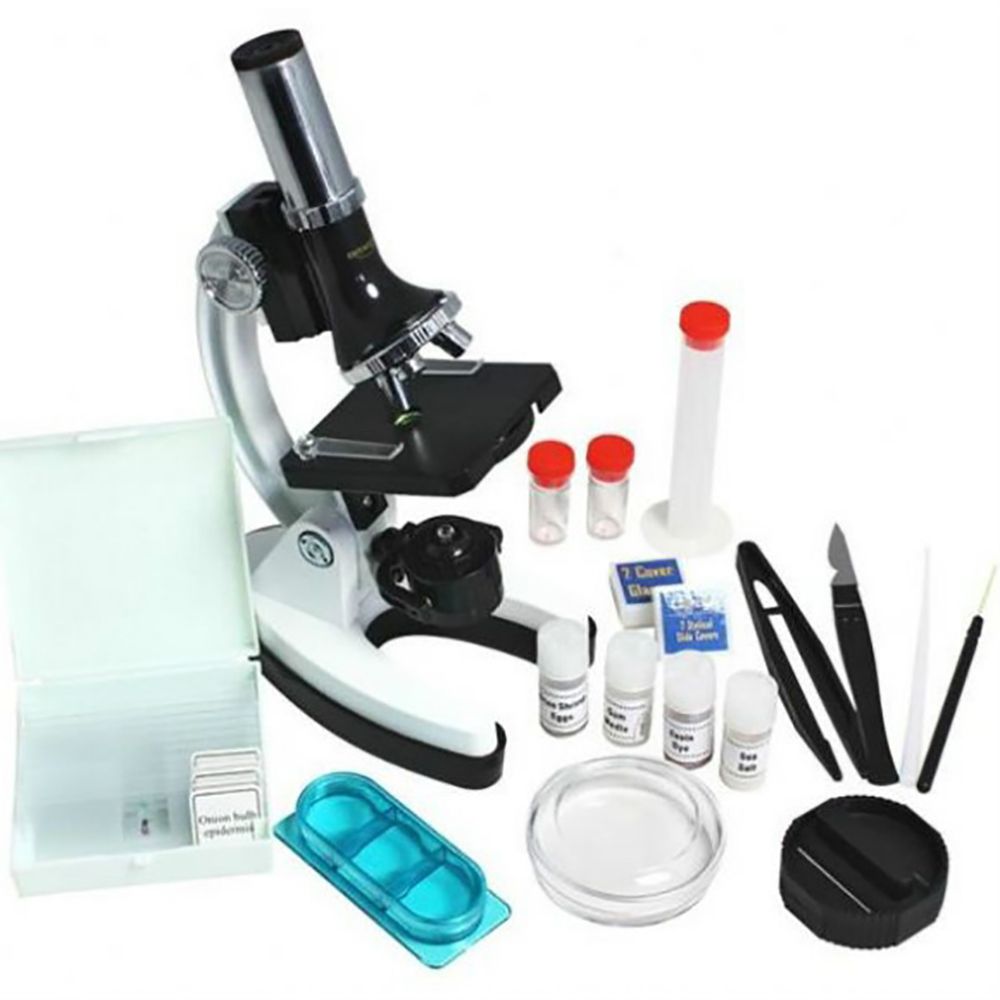 Byomic Einsteigermikroskop-Set 100, 400 und 900x im Koffer