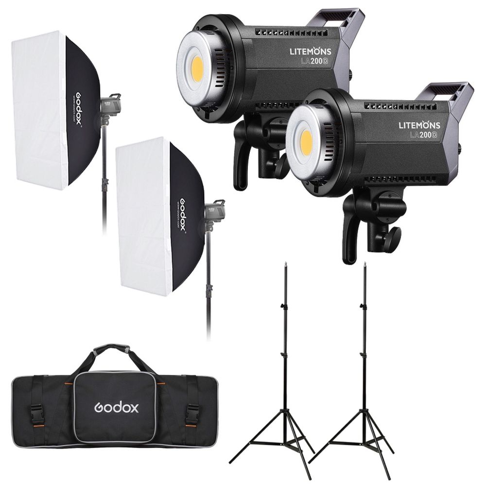 Godox Litemons LA200D Tageslicht Duo Kit