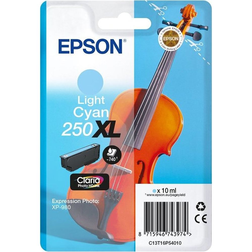 Epson Einzelpackung Light Cyan 250XL Tinte