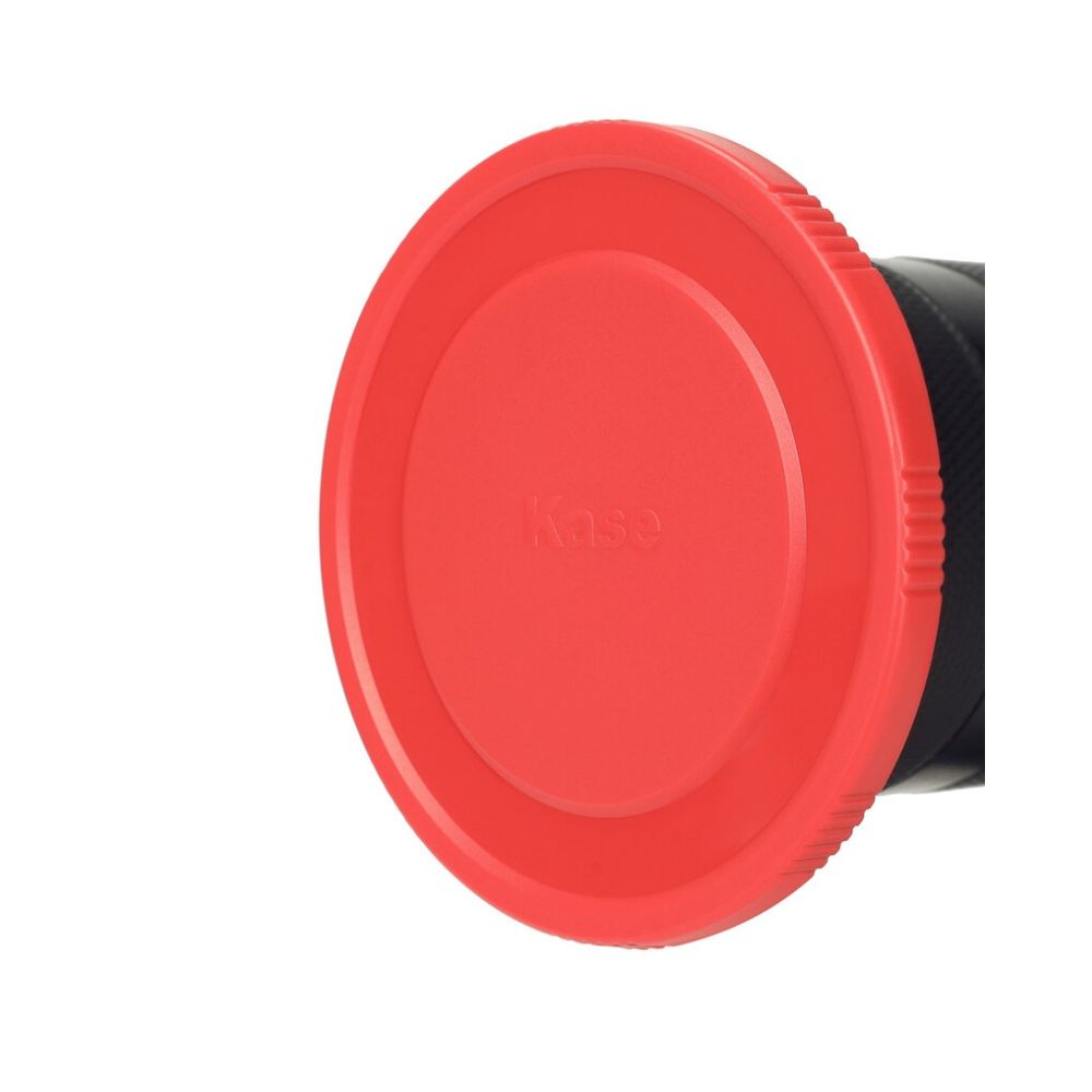 Kase Armour Objektivdeckel rot