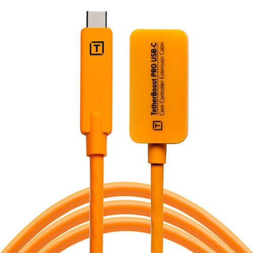 Tether Tools Tether Boost Pro USB-C Core Controller Extension Cable - orange
