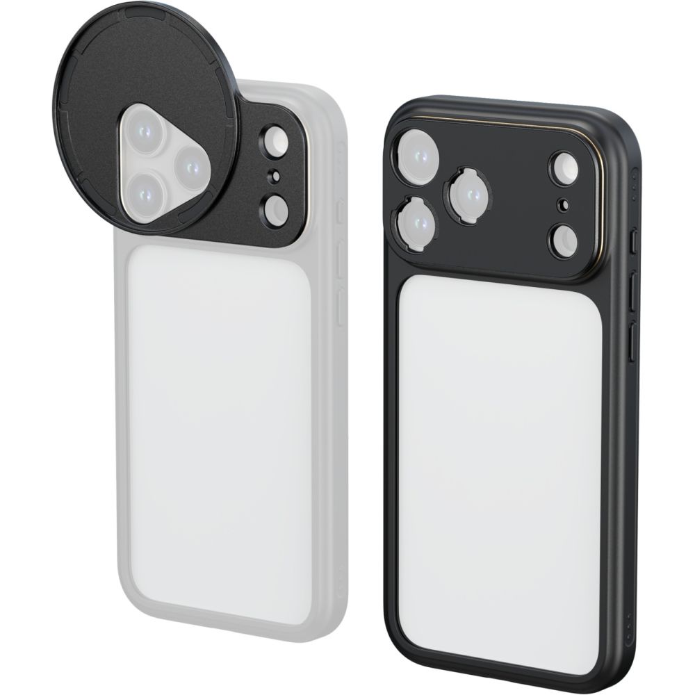 SmallRig 5790 FilMov Leichte Foto-Bumper-Hülle für iPhone 17 Pro, Schwarz