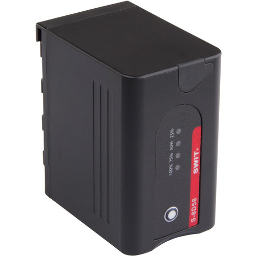 Swit S-8D58 DV Akku für Panasonic VW-VBD58, 4LED, DC-Ausgang, USB-Ausgang 43 Wh