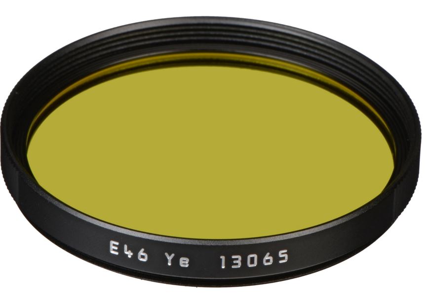 Leica 13065 Filter Gelb E 46 schwarz