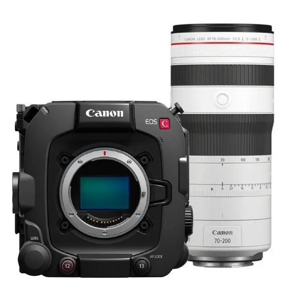 Canon Cinema EOS C400 + RF 70-200mm F/2.8L IS USM Z - White