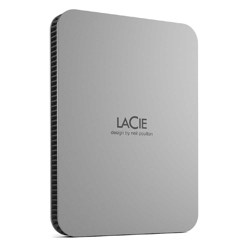 LaCie Mobile Drive 1TB v2 USB-C Festplatte Moon Silver w/Rescue
