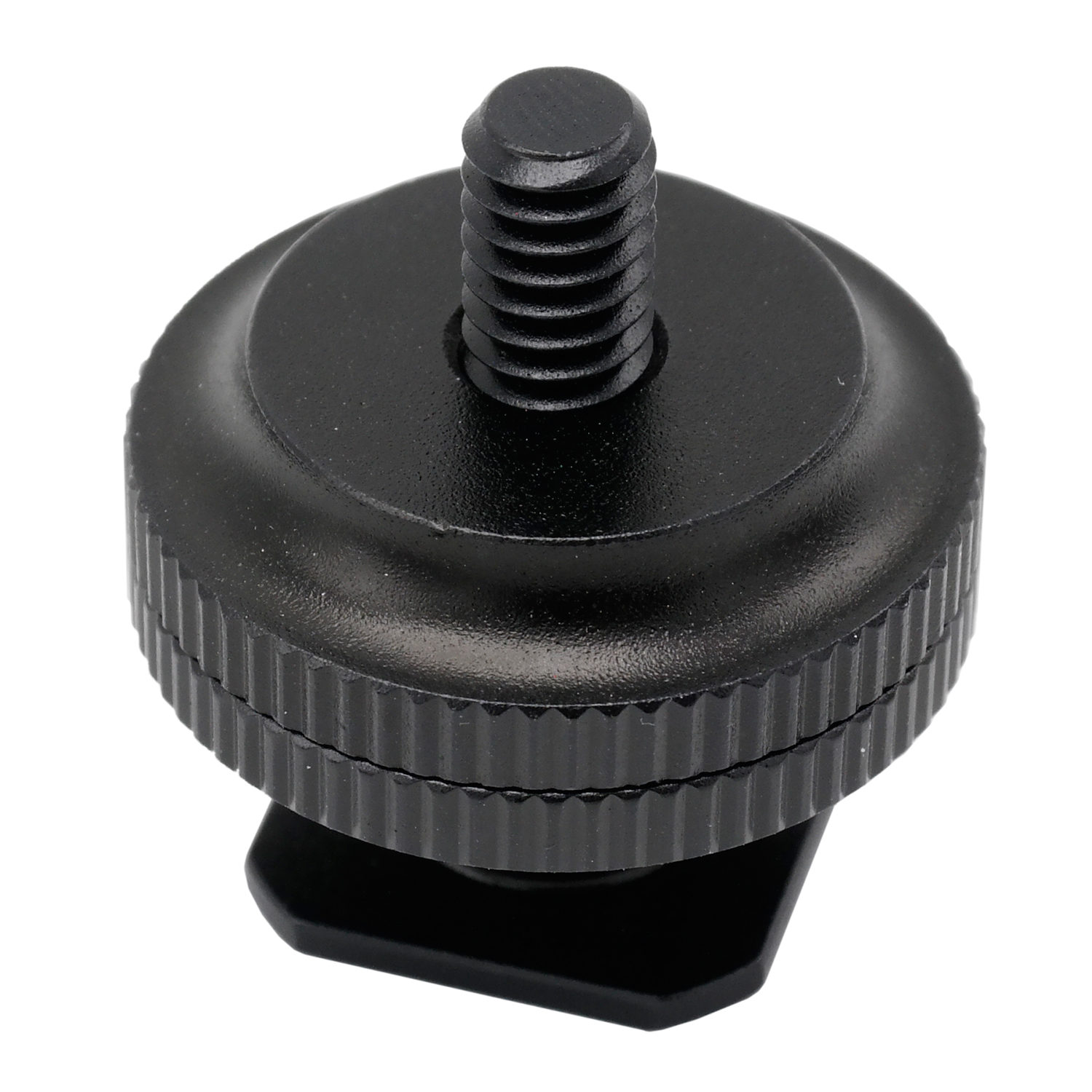 Caruba hotshoe Adapter - Universeller hotshoe --> 1/4" Aussengewinde (mit Spacer)
