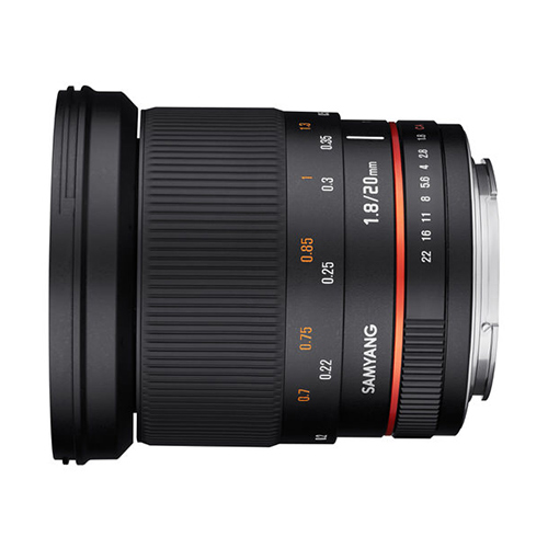 Samyang 20 mm F1.8 ED AS UMC Canon