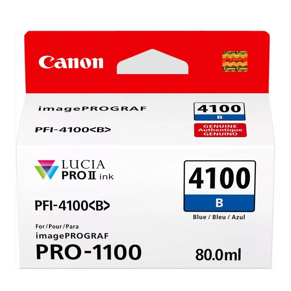 Canon PFI4100 Blauer Tintentank