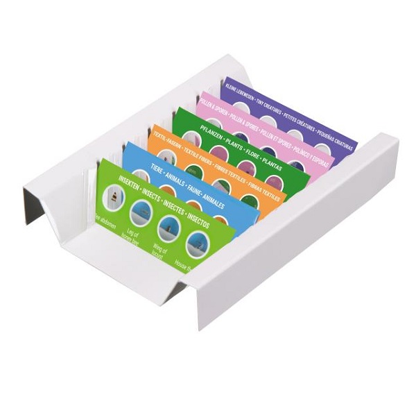 BRESSER JUNIOR Experimentierset mit 24 Dauerpräparaten Mikroskop-Starterkit