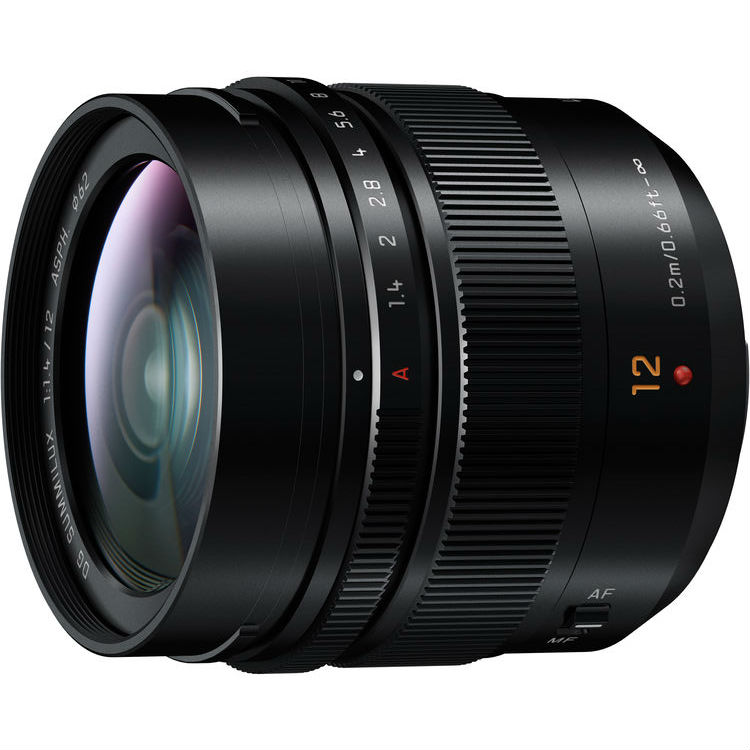 Panasonic Leica DG Summilux 12mm F1.4 ASPH Schwarz