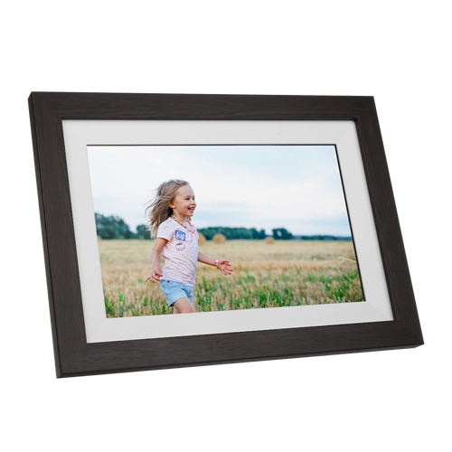 Frameo Digitaler Fotorahmen HF-101WB Braun 10.1