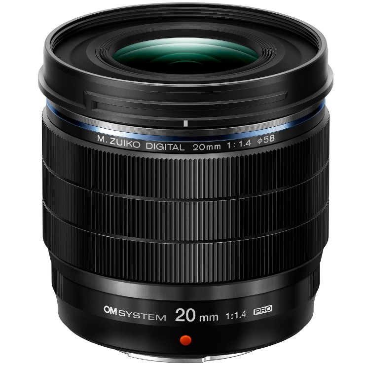 OM SYSTEM, M.Zuiko Digital, ED, 20 mm ƒ/1,4, PRO