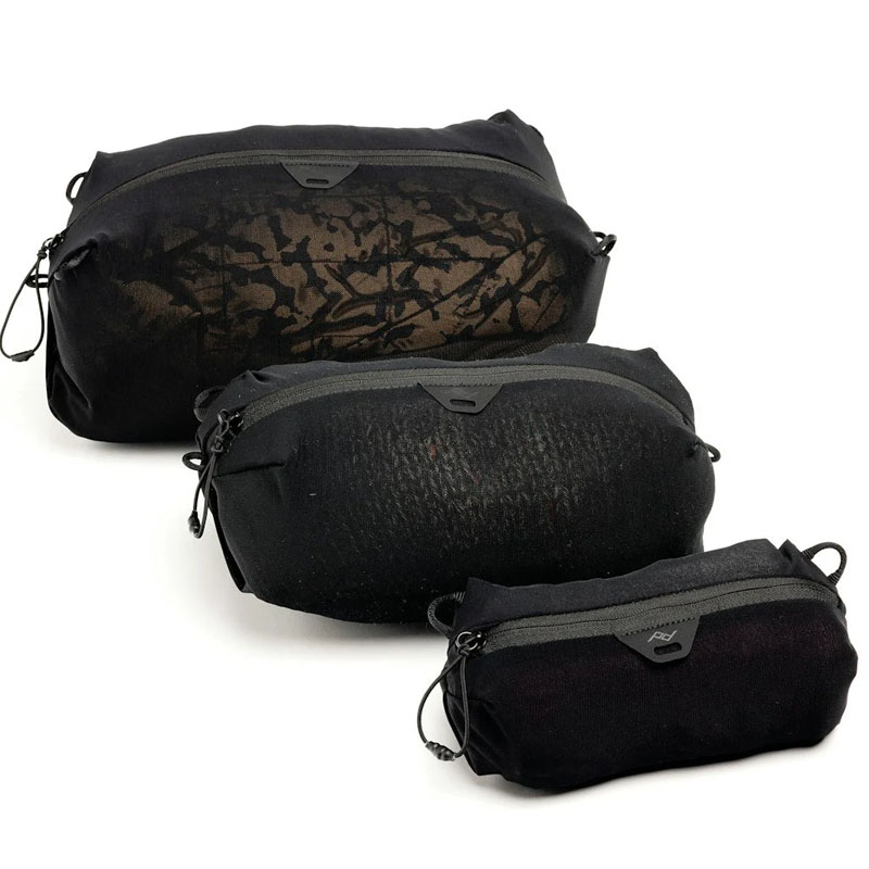 Peak Design Ultralight Mesh Packing Cube BUNDLE XXS-XS-S, schwarz