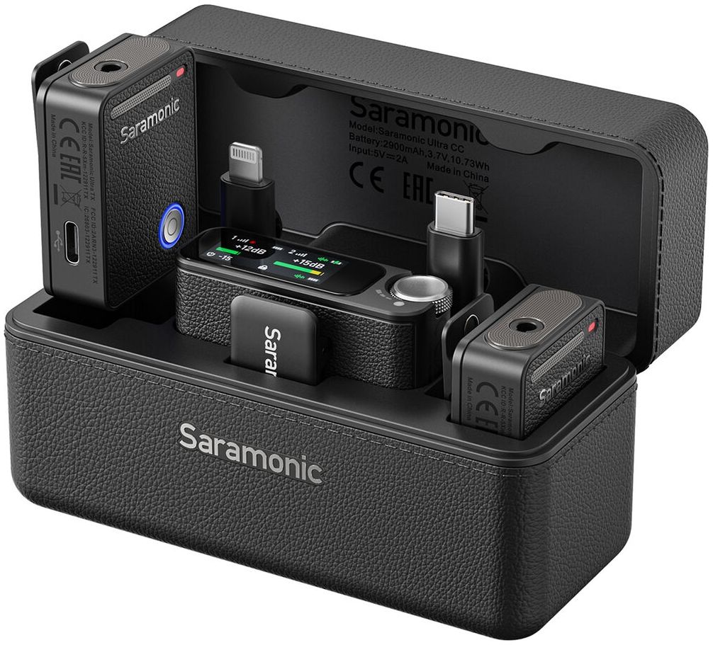 Saramonic Ultra Schwarz + 2x Lavalier