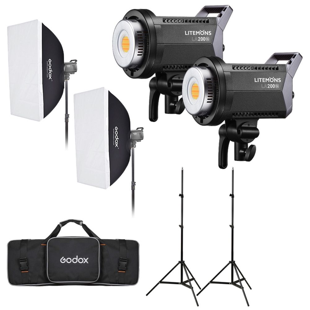 Godox Litemons LA200Bi Zweifarben-Duo-Kit