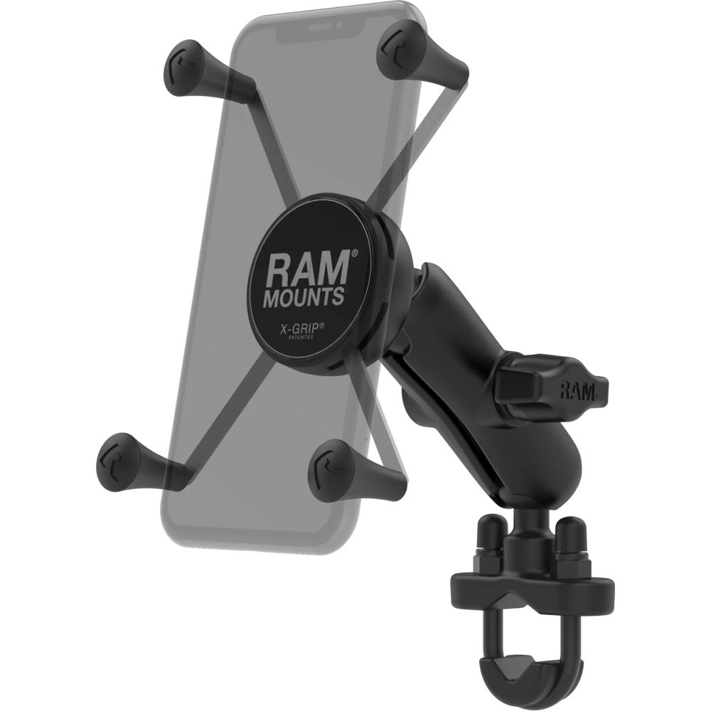 Ram X-Grip Große Handyhalterung mit Lenker-U-Bügel-Basis - Mittel